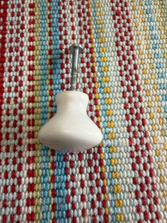 Other - Lot of 34 Vintage 1.5 in White Ceramic Cabinet Knobs